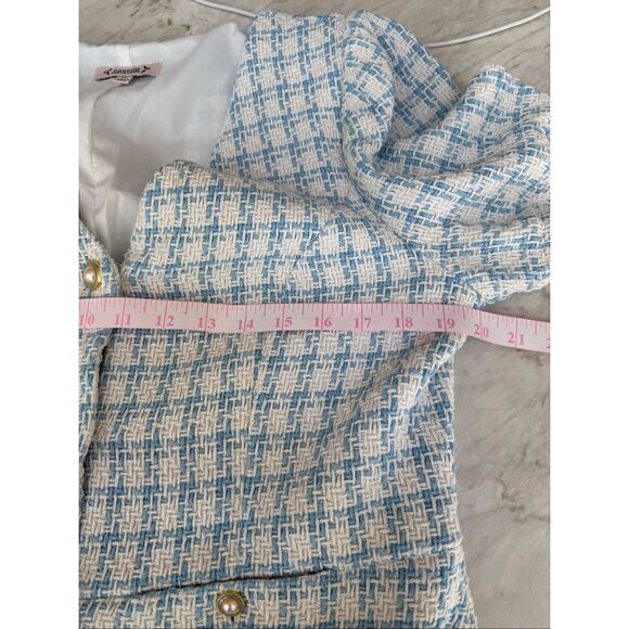 NANETTE NANETTE LEPORE Naya Plaid Mini Dress size 14 - Picture 7 of 10